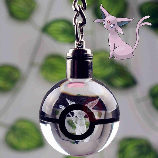 Pokémon LED Crystal Keychain