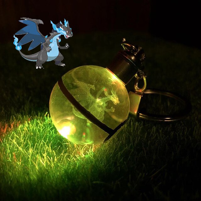 Pokémon LED Crystal Keychain