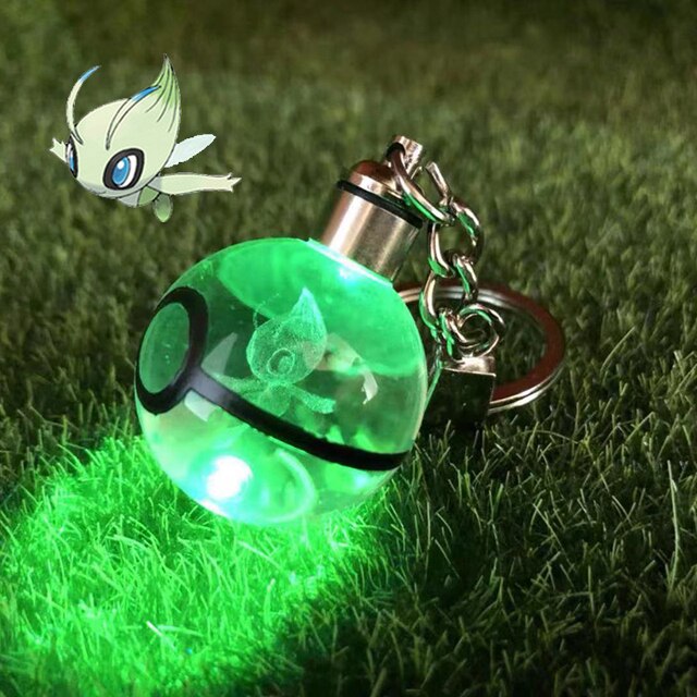 Pokémon LED Crystal Keychain