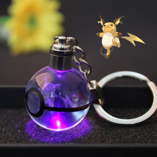 Pokémon LED Crystal Keychain