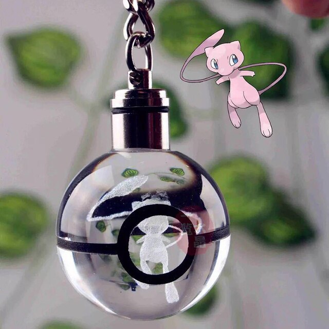 Pokémon LED Crystal Keychain