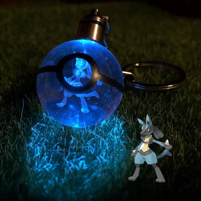 Pokémon LED Crystal Keychain