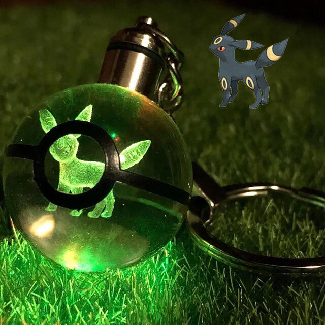 Pokémon LED Crystal Keychain