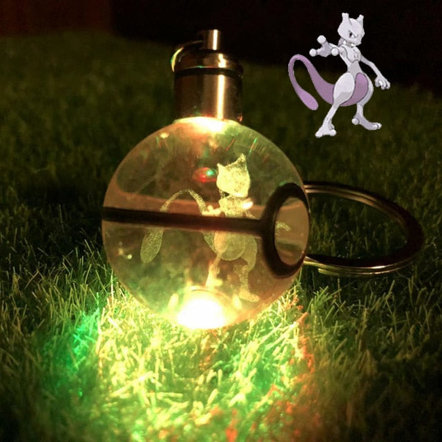 Pokémon LED Crystal Keychain